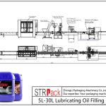 Awtomatikong 5L-30L Lubricating Oil Filling Line