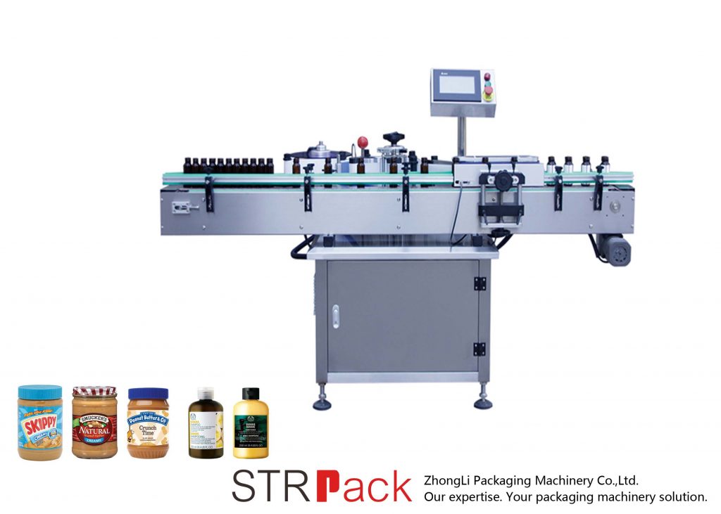 Vertical Self-Drawive Round Bottle Labeling Machine